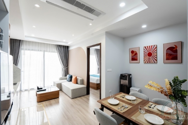 Experience Comfort: Balcony & Deluxe 2BR Apartment in Nui Truc Area, Ba Dinh 15