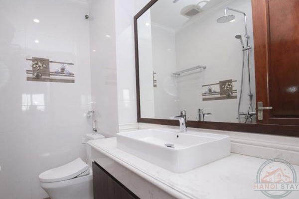 *Extensive balcony, magnificent, sun-soaked Apartment for rent in Yen Phu Area, Tay Ho* 11