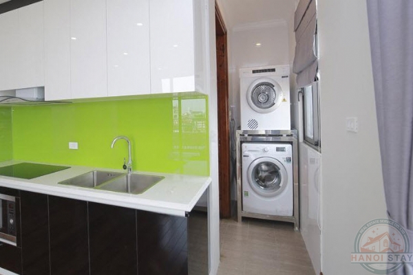 *Extensive balcony, magnificent, sun-soaked Apartment for rent in Yen Phu Area, Tay Ho* 12