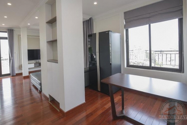 *Extensive balcony, magnificent, sun-soaked Apartment for rent in Yen Phu Area, Tay Ho* 9