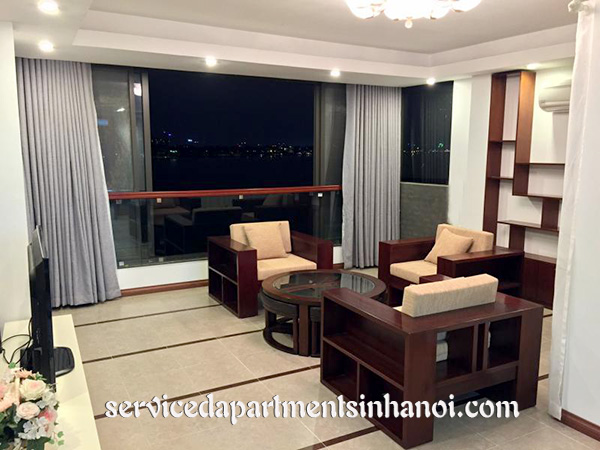 Fantastic lakeview serviced apartment for rent in Tay Ho, 700$ - 900$ 2