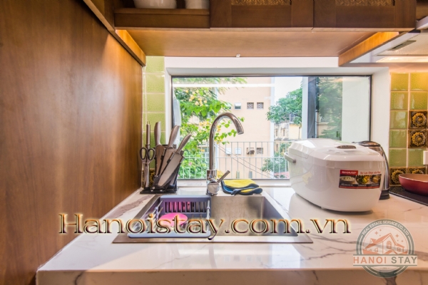 *Fantastically contemporary Serviced Apartment Rental in Linh Lang str, Ba Dinh, walking to Lotte Tower* 11
