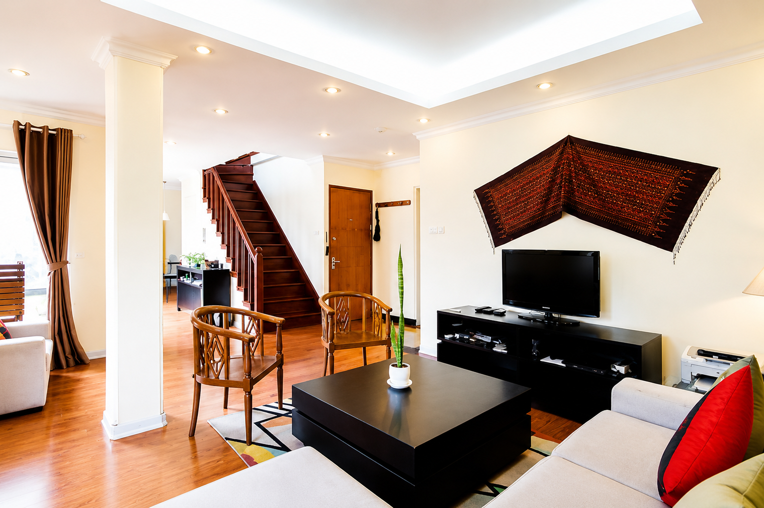 Fascinating 3 bedrooms Duplex Apartment near Phan Huy Chu str, Hoan Kiem District