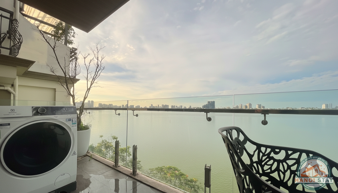 For Rent: Stunning 2-Bedroom Apartment with Panoramic West Lake Views in Tay Ho, Hanoi 9