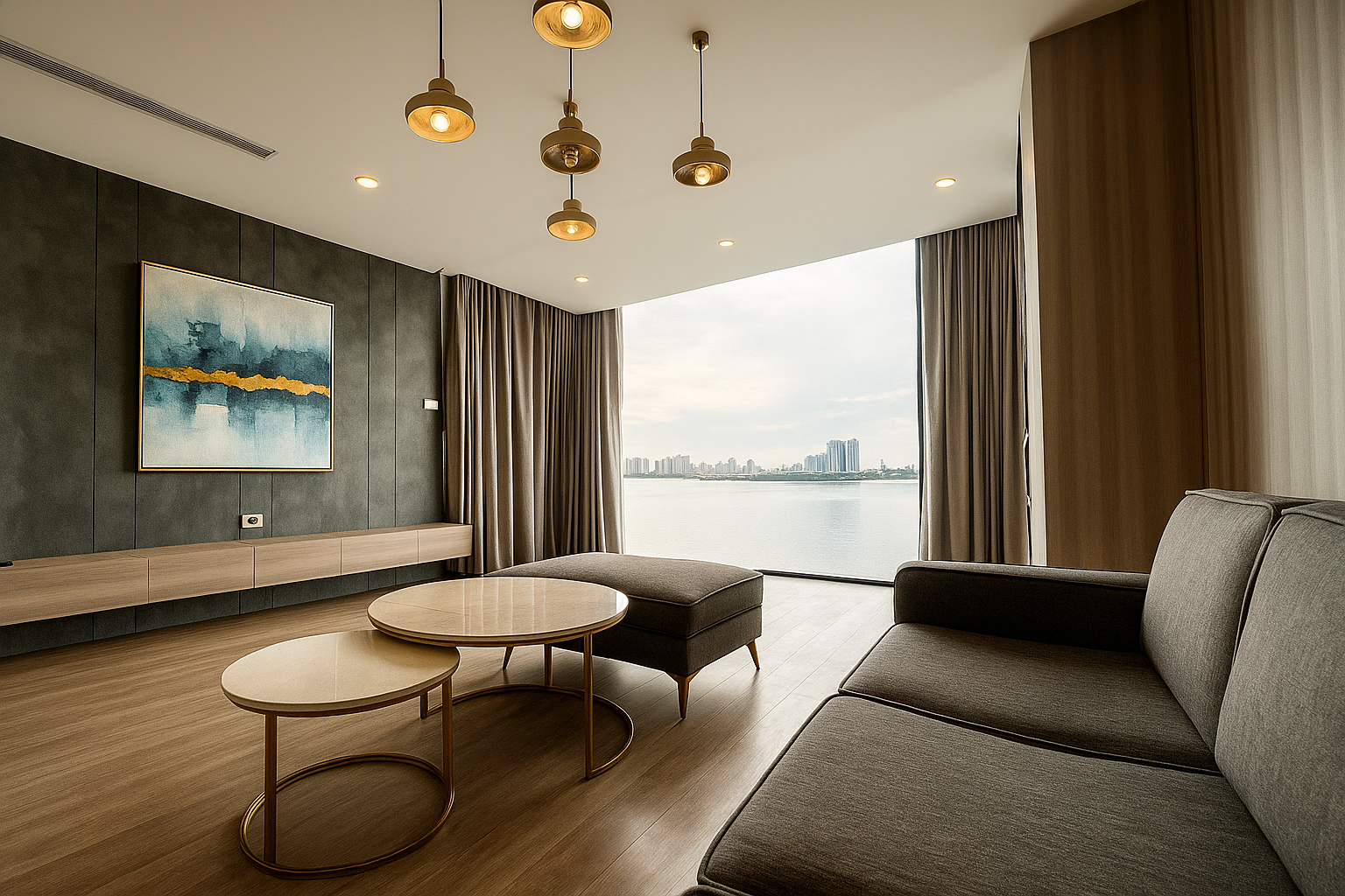 For Rent: Stunning 2-Bedroom Apartment with Panoramic West Lake Views in Tay Ho, Hanoi