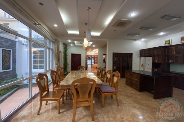 Four Bedroom Villa for rent in Block T1, Ciputra Hanoi international, Nice garden in the Front 2