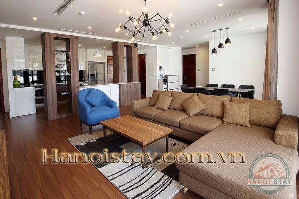 *Four-bedroom luxury apartment for rent in Tay Ho for large families, Close to Somerset West Point* 2