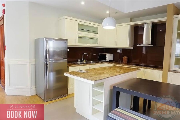 French Style 03 Bedroom Apartment for rent near Tran Hung Dao street, Hoan Kiem 4