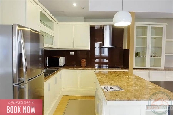 French Style 03 Bedroom Apartment for rent near Tran Hung Dao street, Hoan Kiem 5