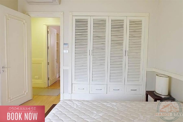French Style 03 Bedroom Apartment for rent near Tran Hung Dao street, Hoan Kiem 10