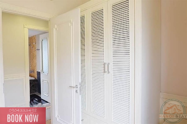 French Style 03 Bedroom Apartment for rent near Tran Hung Dao street, Hoan Kiem 14