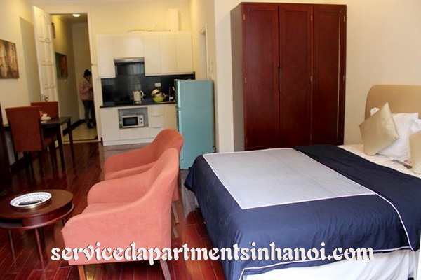 French style Studio apartment for rent in Quan Thanh st, Ba Dinh 2