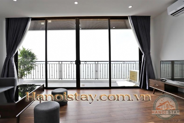 *Full Lake View Serviced Apartment Rental in Yen Phu Village, Prime location* 7