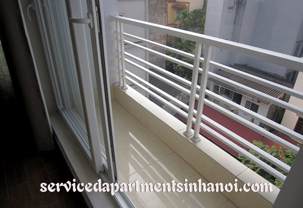 Full of light serviced apartment for rent in Tay Ho near To Ngoc Van street 11