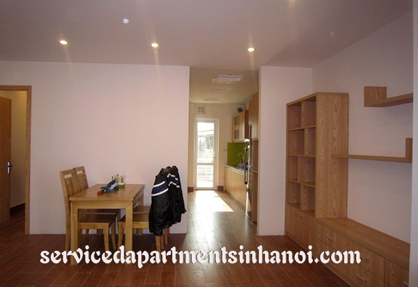 Full of light serviced apartment for rent in Tay Ho near To Ngoc Van street 6