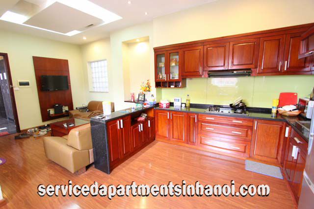 Full serviced rental two bedroom apartment near Tran Quang Khai str, Hoan Kiem 2