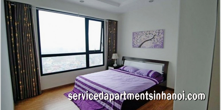 Fully furnished Two Bedroom in Mid Floor of T18 Building, Vinhomes Times City 6