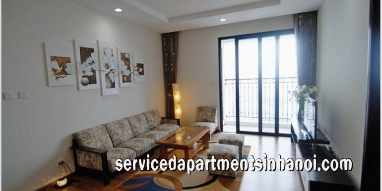 Fully furnished Two Bedroom in Mid Floor of T18 Building, Vinhomes Times City 9