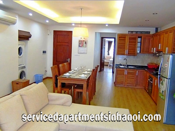 Furnished apartment with modern style for rent in Cau Giay 4