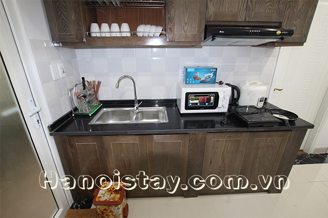 Good Size Two bedroom Apartment For rent in Giang Vo street, Ba Dinh 4