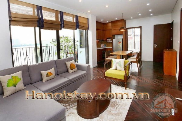 Good Size Two Bedroom Apartment Rental in Quang Khanh Area, Tay Ho, Walking distance to the Lake 3
