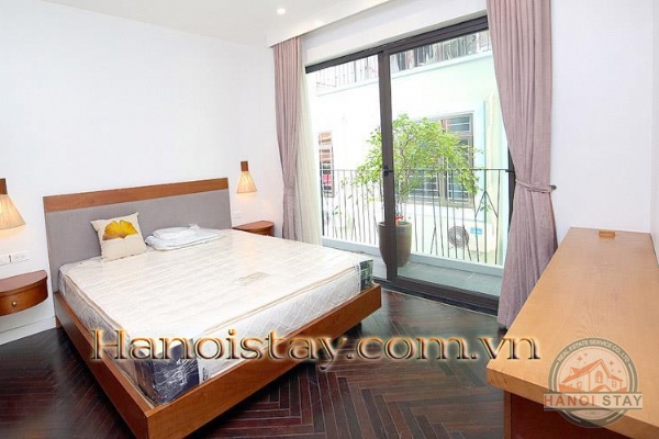 Good Size Two Bedroom Apartment Rental in Quang Khanh Area, Tay Ho, Walking distance to the Lake 10
