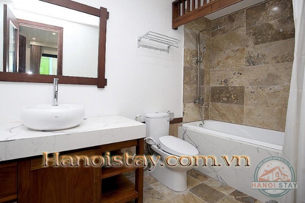 Good Size Two Bedroom Apartment Rental in Quang Khanh Area, Tay Ho, Walking distance to the Lake 12