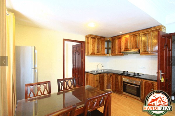 Good Size Two Bedroom Apartment Rental in Truc Bach Area, Center of Ba Dinh 3