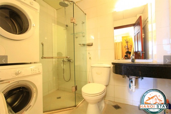 Good Size Two Bedroom Apartment Rental in Truc Bach Area, Center of Ba Dinh 8