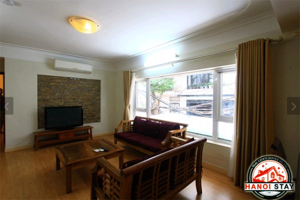 Good Size Two Bedroom Apartment Rental in Truc Bach Area, Center of Ba Dinh 9