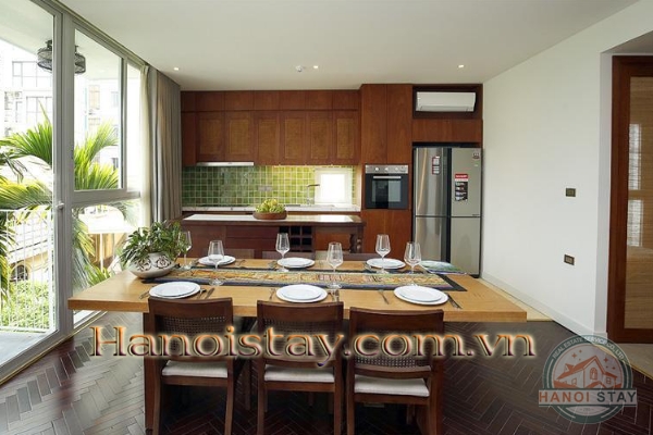 *Gorgeous 03 Bedroom Serviced Property for rent in To Ngoc Van street, Tay Ho, Only 400 Steps to the Lake* 20