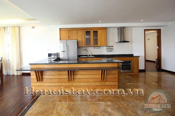 *Gorgeous 3 Bedroom Apartment Rental in Dang Thai Mai area, Tay Ho, Magnificent View* 7