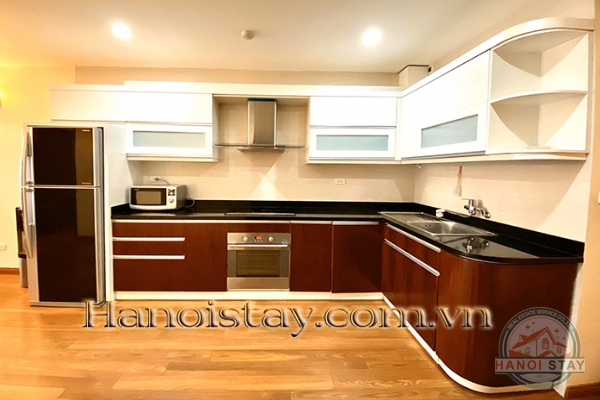 Gorgeous Lake view & Spacious Three Bedroom Apartment Rental in Quang An street, Tay ho District 3