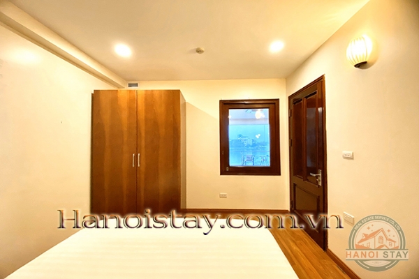 Gorgeous Lake view & Spacious Three Bedroom Apartment Rental in Quang An street, Tay ho District 10
