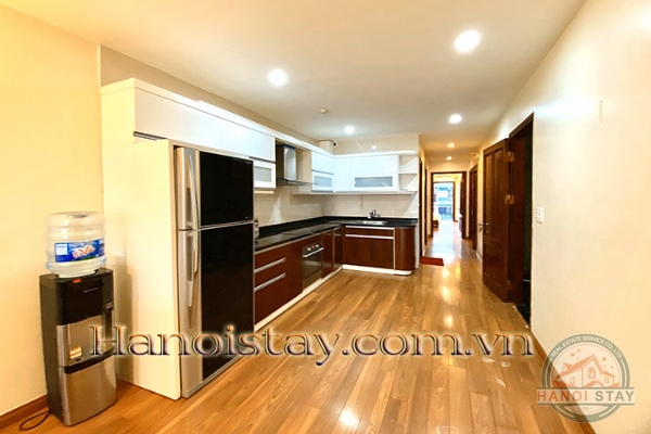 Gorgeous Lake view & Spacious Three Bedroom Apartment Rental in Quang An street, Tay ho District 8