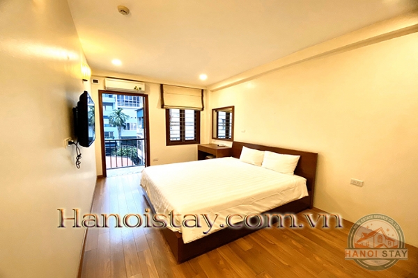 Gorgeous Lake view & Spacious Three Bedroom Apartment Rental in Quang An street, Tay ho District 14