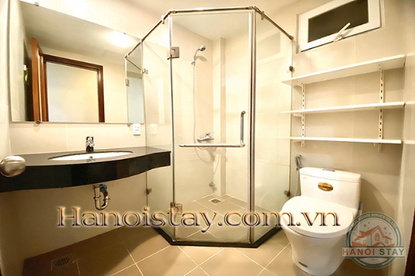 Gorgeous Lake view & Spacious Three Bedroom Apartment Rental in Quang An street, Tay ho District 17