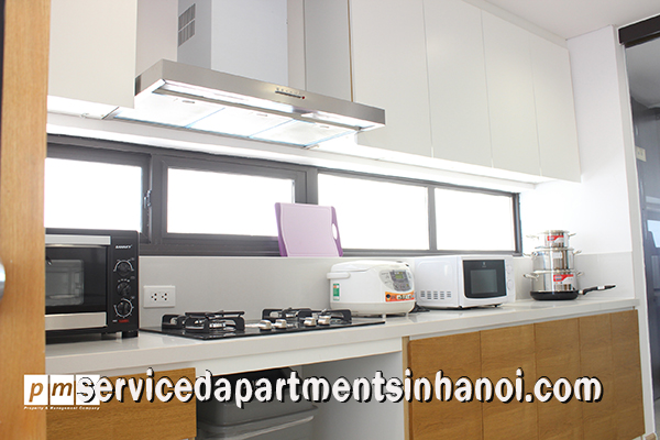 Gorgeous Three bedroom Apartment Rental in Dolphin Plaza, Hanoi 2
