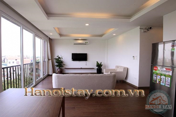 *Gorgeous view Two Bedroom Flat for rent in To Ngoc Van street, Tay Ho* 1
