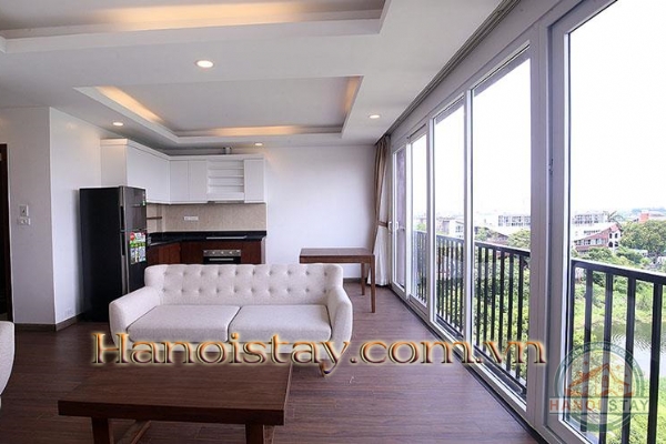 *Gorgeous view Two Bedroom Flat for rent in To Ngoc Van street, Tay Ho* 2