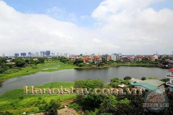 *Gorgeous view Two Bedroom Flat for rent in To Ngoc Van street, Tay Ho* 4