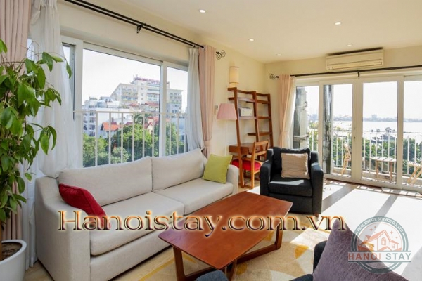 *Great Lake Views, Great Location, Newly Renovated 03 BR Apartment Rental in To Ngoc Van str, Tay Ho* 1