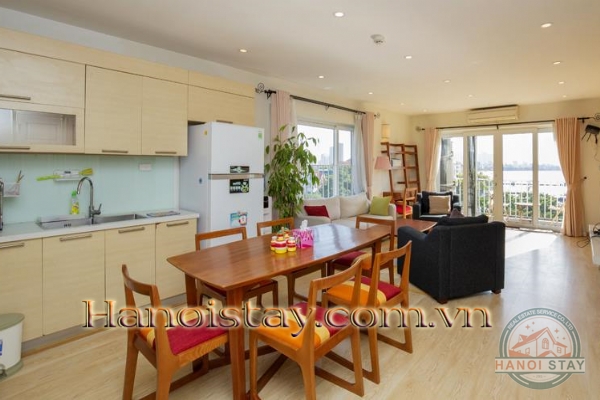 *Great Lake Views, Great Location, Newly Renovated 03 BR Apartment Rental in To Ngoc Van str, Tay Ho* 8