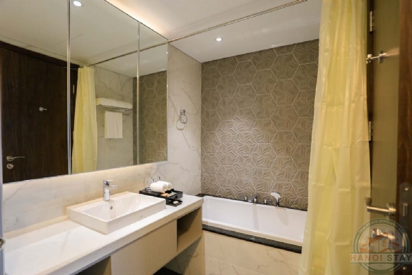 Great Location & Best Value 3 BR Apartment In Giang Vo Str Ba Dinh, Elegantly Furnished 1