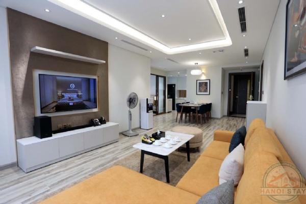 Great Location & Best Value 3 BR Apartment In Giang Vo Str Ba Dinh, Elegantly Furnished 14