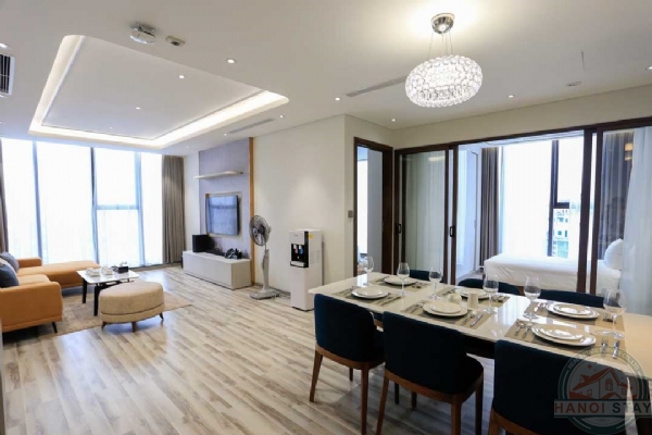 Great Location & Best Value 3 BR Apartment In Giang Vo Str Ba Dinh, Elegantly Furnished 9