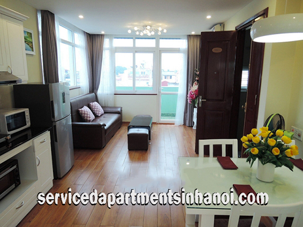 Great View and Big Balcony Apartment Rental in Yen Phu Area, Tay Ho 2