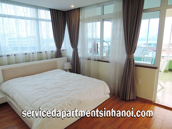 Great View and Big Balcony Apartment Rental in Yen Phu Area, Tay Ho 6