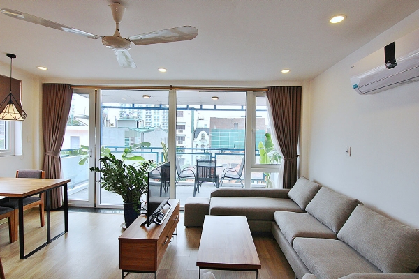 *Great Views, Great Location, splendid Balcony 02 BR Apartment Rental in Dang Thai Mai street, Tay Ho*