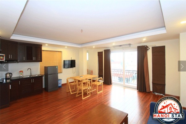 Green View One Bedroom Apartment Rental in Tran Phu street, Close to Hanoi Old Quarter 2